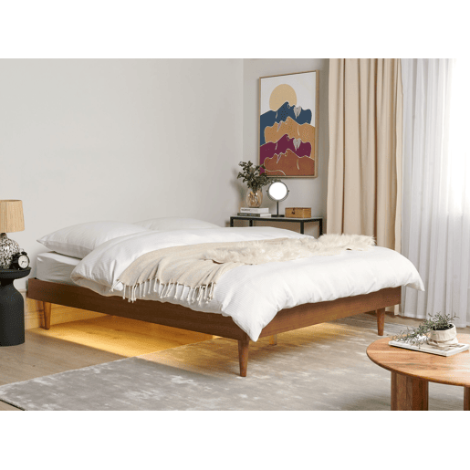 Beliani Cama com LED MDF TOUCY