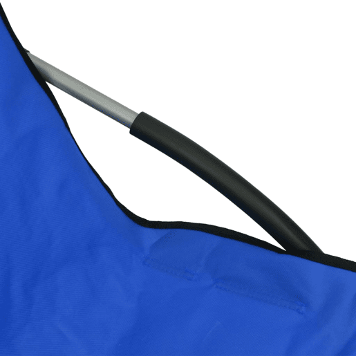 vidaXL Cadeiras de praia dobráveis 2 pcs tecido azul vidaXL Cadeiras de praia dobráveis 2 pcs tecido azul