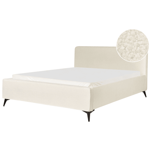 Beliani Cama Bouclé VALOGNES