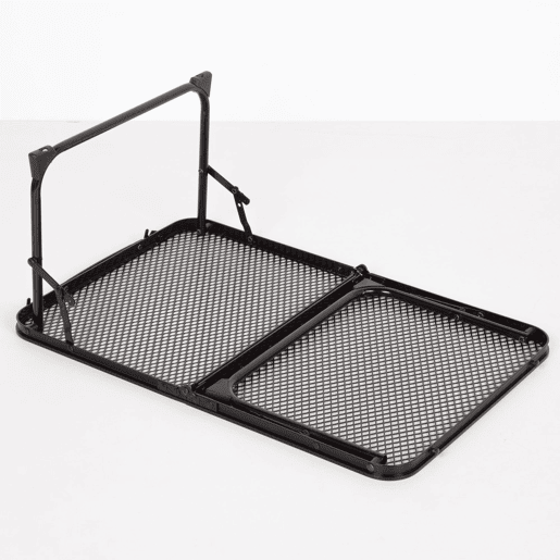 Aktive Mesa de acampamento dobrável pequena com mala preta ultraleve e antiqueda para churrascos