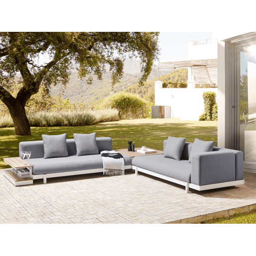 Beliani Conjunto lounge Poliéster MISSANELLO