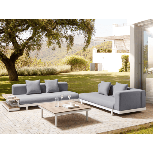 Beliani Conjunto lounge Poliéster MISSANELLO