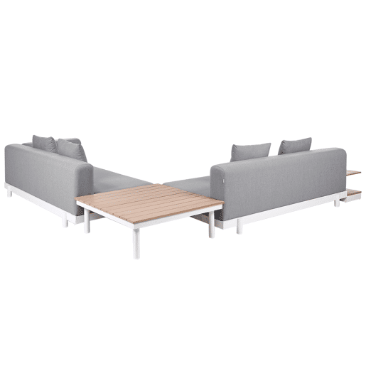 Beliani Conjunto lounge Poliéster MISSANELLO