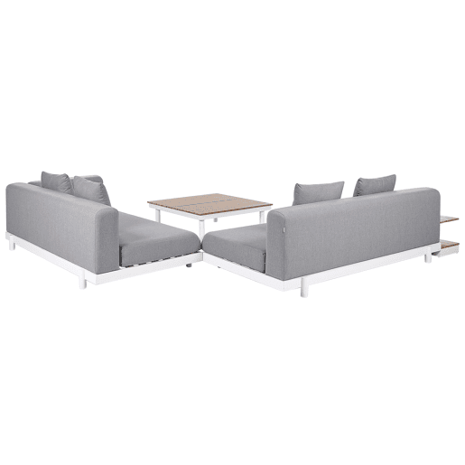 Beliani Conjunto lounge Poliéster MISSANELLO