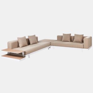 Beliani Conjunto lounge Poliéster MISSANELLO