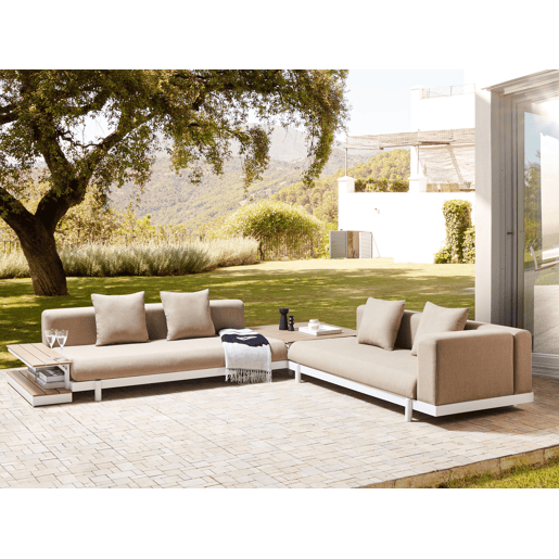 Beliani Conjunto lounge Poliéster MISSANELLO