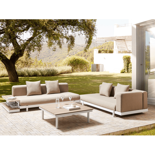 Beliani Conjunto lounge Poliéster MISSANELLO