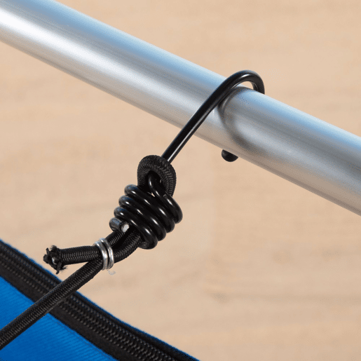 Carrinho mesa de praia Aktive 2 em 1 com base extensível e rede auxiliar