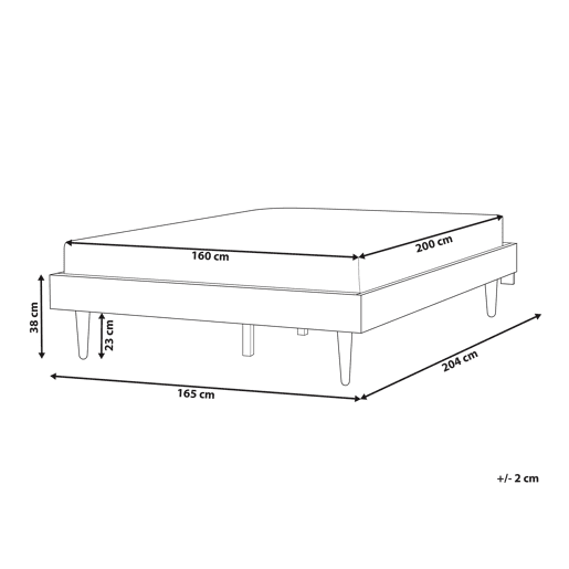 Beliani Cama MDF TOUCY Beliani Cama MDF TOUCY