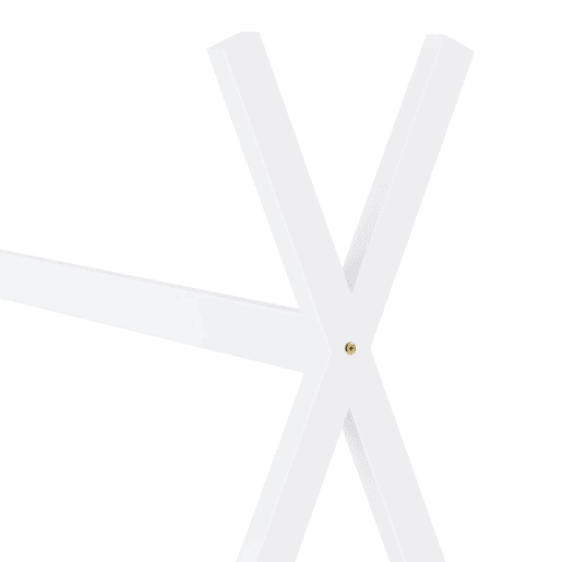 vidaXL Estrutura de cama para crianças 70x140 cm pinho maciço branco