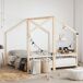 Estructura De Cama Para Niños 165x171 Estructura De Cama Para Niños 165x171 Marrón