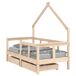 Estructura De Cama Infantil 145x75 Estructura De Cama Infantil 145x75 Marrón