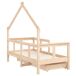 Estructura De Cama Infantil 145x75 Estructura De Cama Infantil 145x75 Marrón