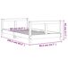 Estructura De Cama Para Niños 165x85 Estructura De Cama Para Niños 165x85 Blanco