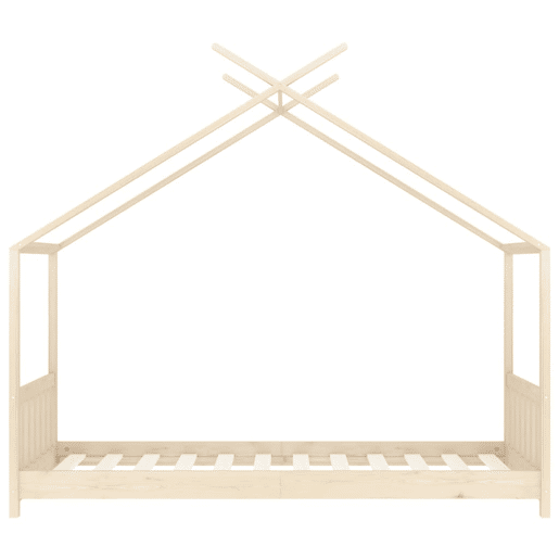 vidaXL Estrutura de cama p crianças 70x140 cm madeira de pinho maciça