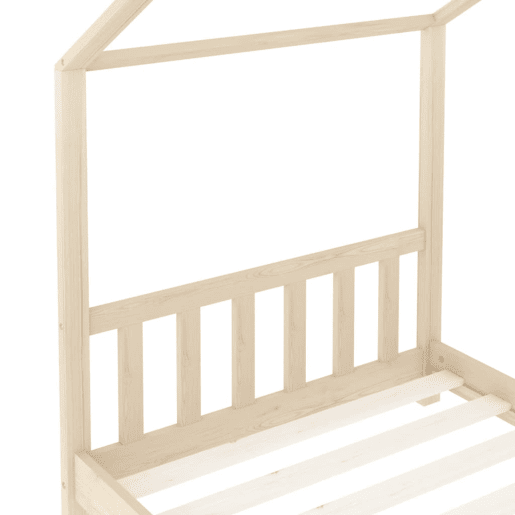 vidaXL Estrutura de cama p crianças 70x140 cm madeira de pinho maciça