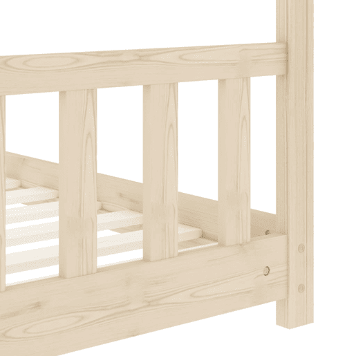 vidaXL Estrutura de cama p crianças 70x140 cm madeira de pinho maciça