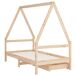 Estructura De Cama Infantil 166x85 Estructura De Cama Infantil 166x85 Marrón