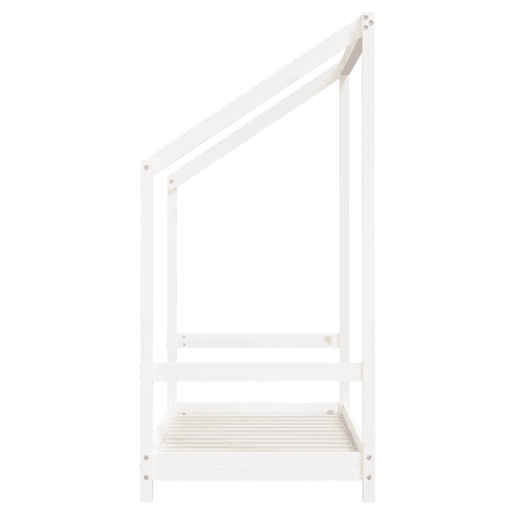 vidaXL Estrutura de cama infantil 70x140 cm pinho maciço branco vidaXL Estrutura de cama infantil 70x140 cm pinho maciço branco