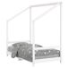 Estructura De Cama Para Niños 166x85 Estructura De Cama Para Niños 166x85 Blanco