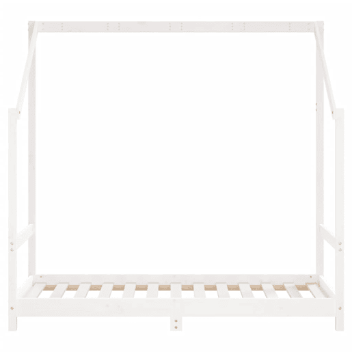 vidaXL Estrutura de cama infantil 80x160 cm pinho maciço branco vidaXL Estrutura de cama infantil 80x160 cm pinho maciço branco