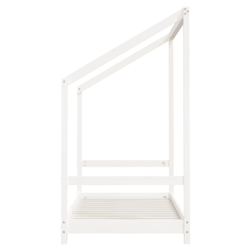 vidaXL Estrutura de cama infantil 80x160 cm pinho maciço branco vidaXL Estrutura de cama infantil 80x160 cm pinho maciço branco
