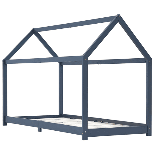vidaXL Estrutura de cama para crianças 90x200 cm pinho maciço cinzento vidaXL Estrutura de cama para crianças 90x200 cm pinho maciço cinzento