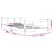 Estructura De Cama Para Niños 195x95 Estructura De Cama Para Niños 195x95 Blanco