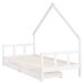 Estructura De Cama Infantil 195x95 Estructura De Cama Infantil 195x95 Blanco