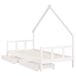 Estructura De Cama Infantil 195x95 Estructura De Cama Infantil 195x95 Blanco