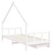 Estructura De Cama Infantil 195x95 Estructura De Cama Infantil 195x95 Blanco