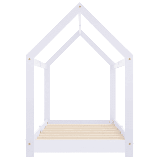 vidaXL Estrutura de cama para crianças 80x160 cm pinho maciço branco vidaXL Estrutura de cama para crianças 80x160 cm pinho maciço branco