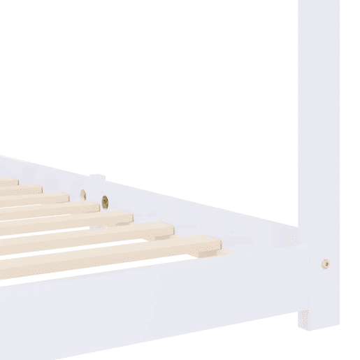 vidaXL Estrutura de cama para crianças 80x160 cm pinho maciço branco vidaXL Estrutura de cama para crianças 80x160 cm pinho maciço branco