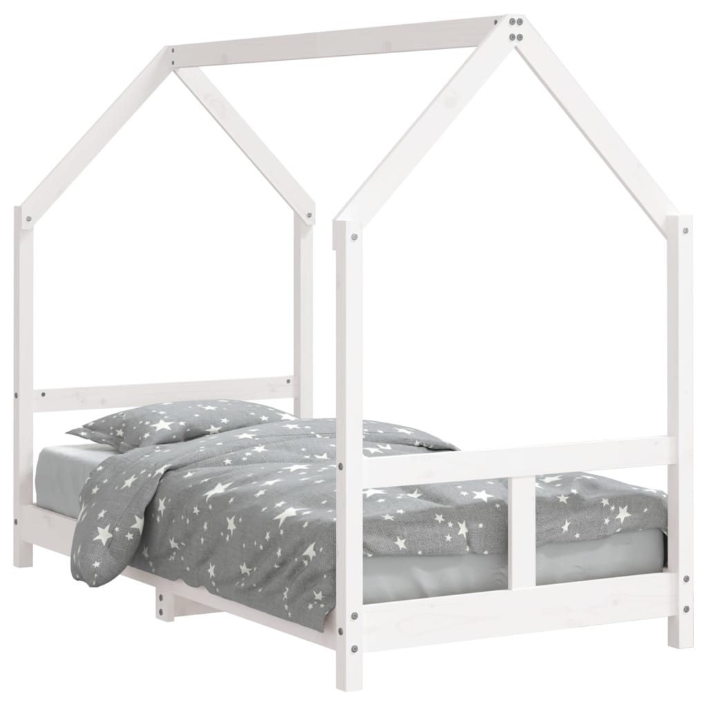 Estructura De Cama Para Niños 166x85 Blanco