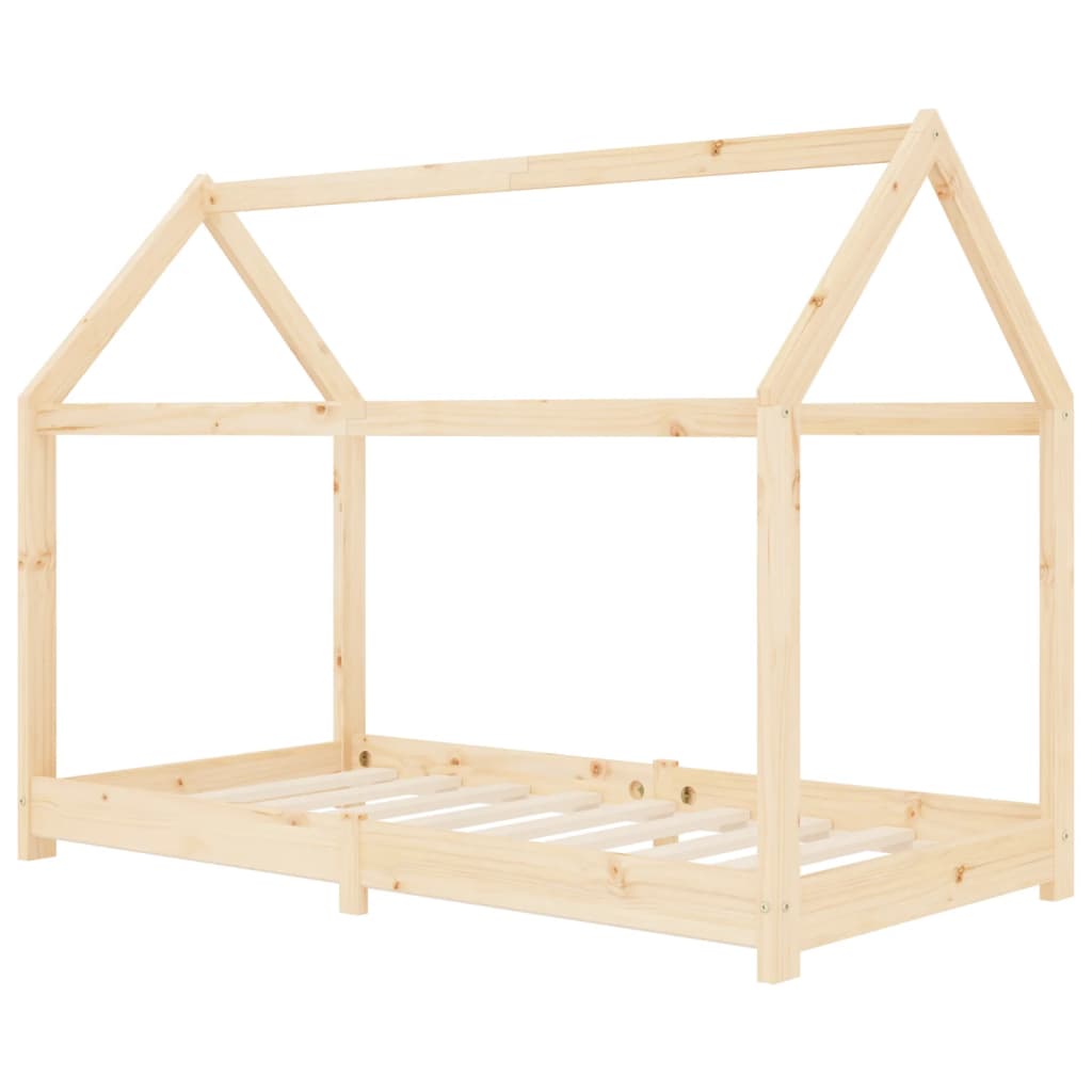 Estructura De Cama Infantil 166x88 Marrón