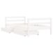 Estructura De Cama Para Niños 166x85 Estructura De Cama Para Niños 166x85 Blanco
