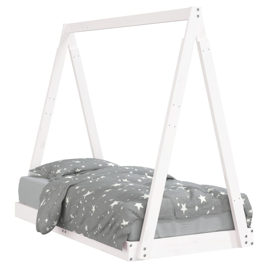 Estructura De Cama Infantil 149x74 Blanco