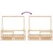 Estructura De Cama Infantil 146x75 Estructura De Cama Infantil 146x75 Marrón