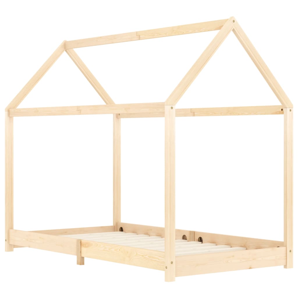 Estructura De Cama Infantil 206x98 Marrón