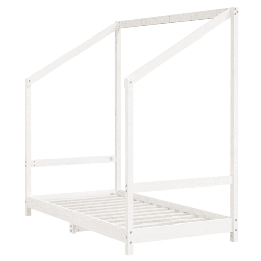 vidaXL Estrutura de cama infantil 2x(80x160) cm pinho maciço branco vidaXL Estrutura de cama infantil 2x(80x160) cm pinho maciço branco