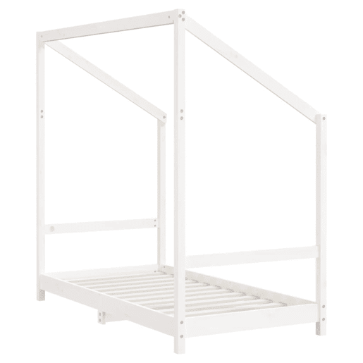 vidaXL Estrutura de cama infantil 2x(80x160) cm pinho maciço branco vidaXL Estrutura de cama infantil 2x(80x160) cm pinho maciço branco
