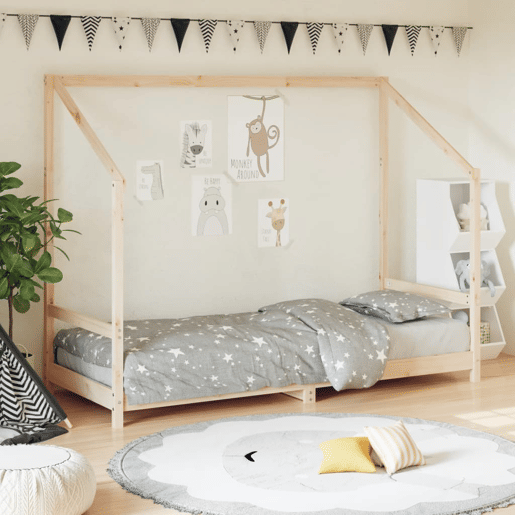 vidaXL Estrutura de cama infantil 80x200 cm madeira de pinho maciça vidaXL Estrutura de cama infantil 80x200 cm madeira de pinho maciça