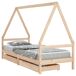 Estructura De Cama Infantil 196x95 Estructura De Cama Infantil 196x95 Marrón