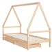 Estructura De Cama Infantil 196x95 Estructura De Cama Infantil 196x95 Marrón
