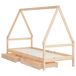 Estructura De Cama Infantil 196x95 Estructura De Cama Infantil 196x95 Marrón