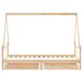 Estructura De Cama Infantil 196x95 Estructura De Cama Infantil 196x95 Marrón
