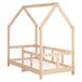 Estructura De Cama Para Niños 145x75 Estructura De Cama Para Niños 145x75 Marrón
