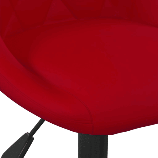 vidaXL Bancos de bar 2 pcs veludo vermelho tinto