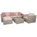 Set mesa , sofá, sillón y reposapiés Set mesa , sofá, sillón y reposapiés Gris