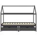 Estructura De Cama Infantil 206x97 Estructura De Cama Infantil 206x97 Gris